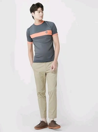 Short sheelve t shirt - Yellow Orange, L
