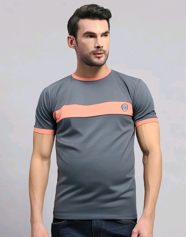 Short sheelve t shirt - Brown, L