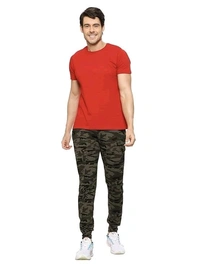 Foji Colour Track Pant (Lover) Pack Of 2 pic - L