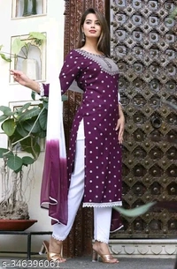 Charvi Ensemble Women Kurta Sets - L
