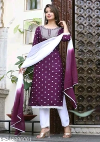 Charvi Ensemble Women Kurta Sets - L
