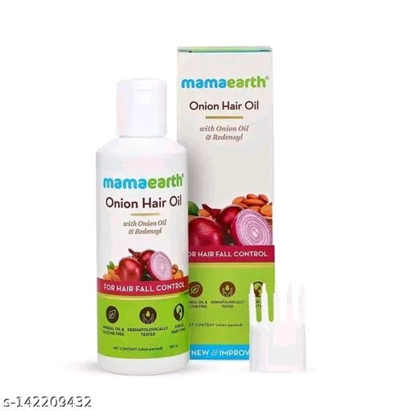 Mamaearth Onion Hair Oil with Onion & Redensyl for Hair Fall Control - 150ml