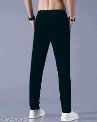 Black and Grey Color new style Gents open bottom Lower Male jogging Track Pants  Pack of 2 - 36