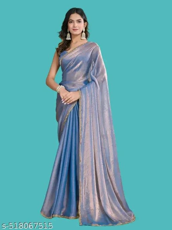 Zimichoo Two Tone Chiffon Saree