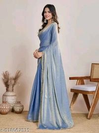 Zimichoo Two Tone Chiffon Saree