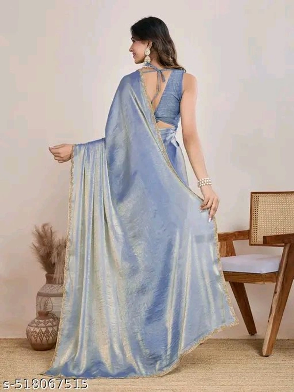 Zimichoo Two Tone Chiffon Saree