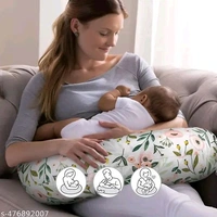 Breast Feeding Pillow Nursing for New Born Baby with Adjustable Strap buckle & Removable Cover, Multipurpose use For Breastfeeding, Nursing, Baby Support & Playtime, Tummy Time