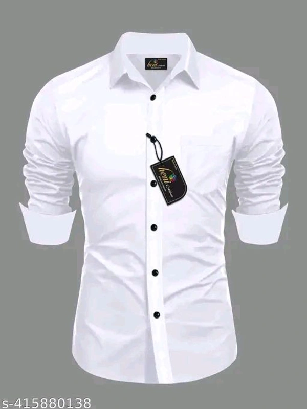 Solid Cotton Long Sleeve Men’s Shirt – Comfortable and Fashionable | Cotton Shirt | Solid Men’s Shirt | Long Sleeves | Fashionable Shirt | Men’s Casual Wear | Comfortable Shirt | Sizes M to XXL | Indian-made Shirt | Soft Cotton Shirt | Stylish Men’s Shirt* - XXL