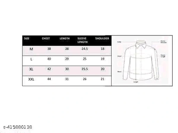 Solid Cotton Long Sleeve Men’s Shirt – Comfortable and Fashionable | Cotton Shirt | Solid Men’s Shirt | Long Sleeves | Fashionable Shirt | Men’s Casual Wear | Comfortable Shirt | Sizes M to XXL | Indian-made Shirt | Soft Cotton Shirt | Stylish Men’s Shirt* - XXL