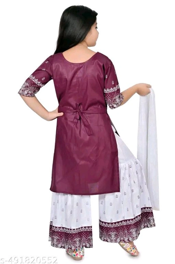 TRENDY BANDHANI KURTA PLAZZO SET WITH DUPATTA 2025