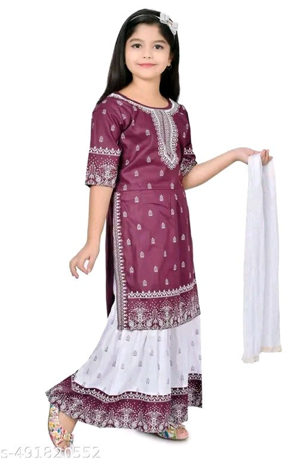 TRENDY BANDHANI KURTA PLAZZO SET WITH DUPATTA 2025