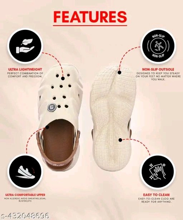Birde Stylish Lightweight Dailywear Casual Clogs Sandals For Men - 9