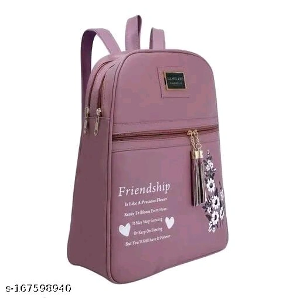 ELITE CLASSY WOMEN BACKPACK MAROON COLOUR AWESOME FOR GIRLS  COLLAGE BACKPACK