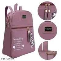 ELITE CLASSY WOMEN BACKPACK MAROON COLOUR AWESOME FOR GIRLS  COLLAGE BACKPACK