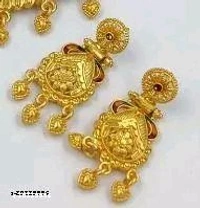 Gold Plated Meenakari work Adustable necklace with Earrings   Jewellery Set 
