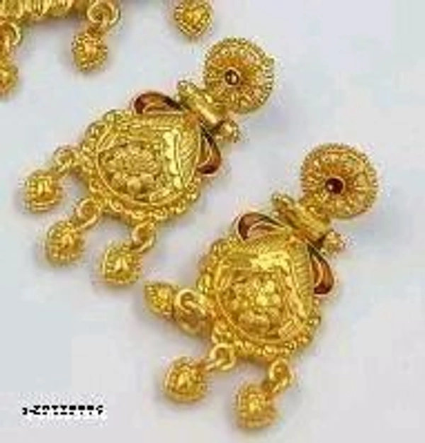 Gold Plated Meenakari work Adustable necklace with Earrings   Jewellery Set 