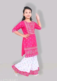 Girls plazo & Dresses Pack Of 1 - 16 Y