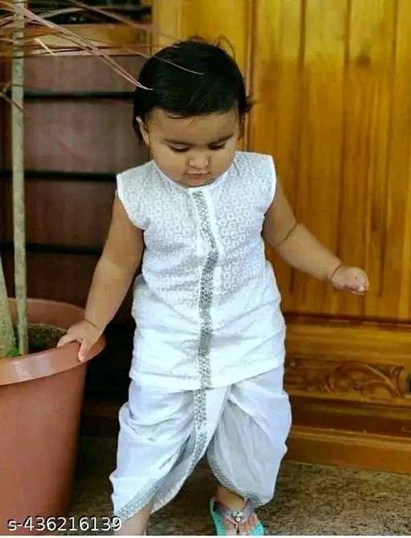 Pretty Fancy Kids Boys Kurta Sets - 1 Years