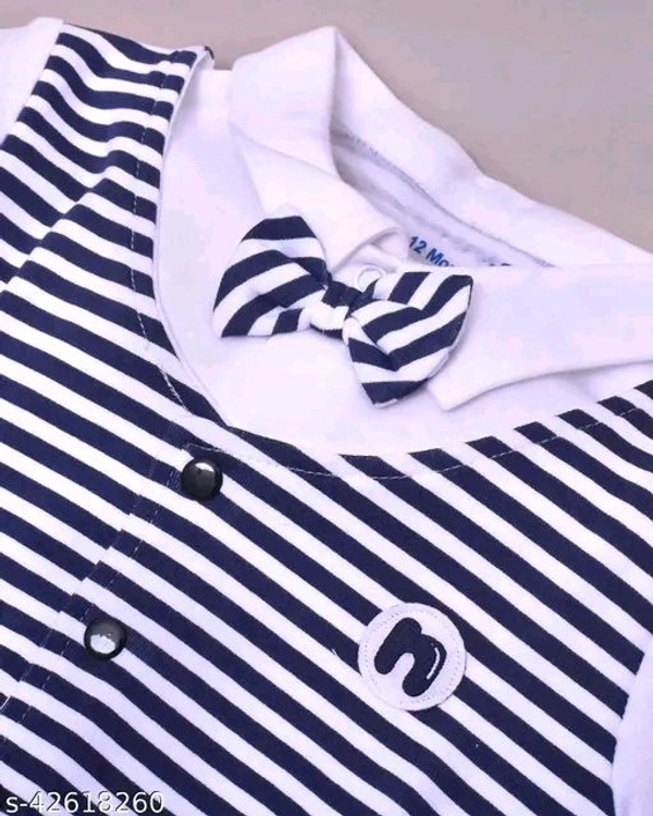 Boys Multicolor Cotton Oneseis - 6 Month