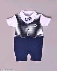 Boys Multicolor Cotton Oneseis - 9 Month