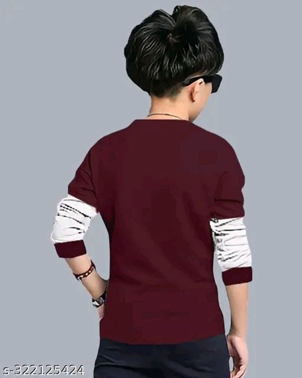 Elegnant kids printed full sleeve tshirt & trackpant* - 9 Years