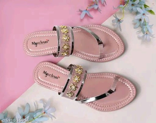 Canvas Flat Sandals - 6