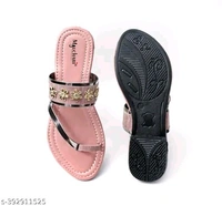 Canvas Flat Sandals - 7