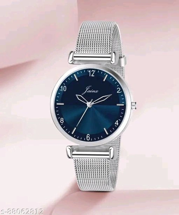 Jainx JW691 Blue Dial Mesh Band Analog Watch - For Women