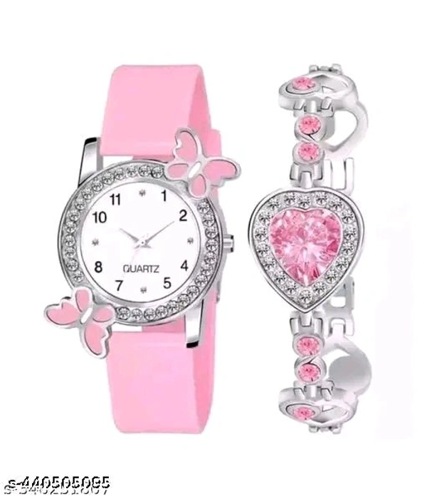 New Fancy Watch & Bracelate Combo For Girls/Womens