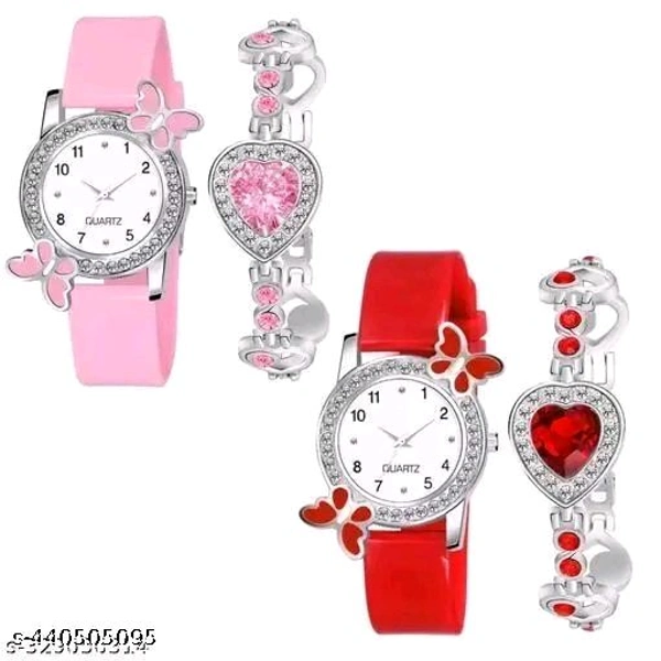 New Fancy Watch & Bracelate Combo For Girls/Womens