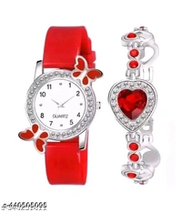 New Fancy Watch & Bracelate Combo For Girls/Womens