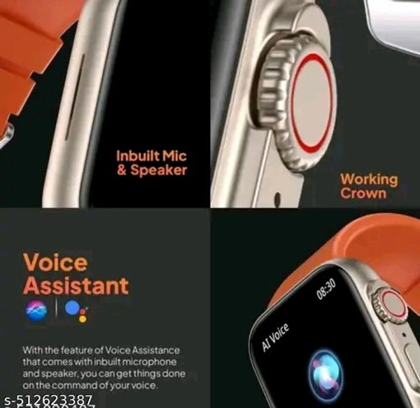 UniqueT800 ultra pro watch Orange colour*