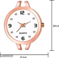 Flower Combo Wrist White Dial Pink Strap Analog Watch for Girls Pack of 3*