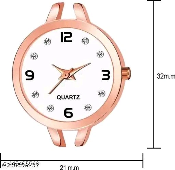 Flower Combo Wrist White Dial Pink Strap Analog Watch for Girls Pack of 3*