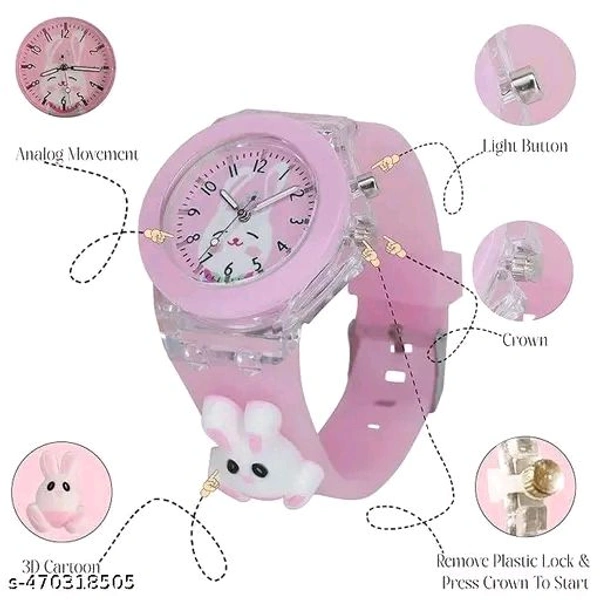 KIDS WATCH BEST WATCH GIRL AND BOY WATCH 3D CARTOON WATCH 3D CARTOON
