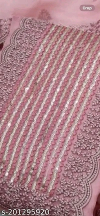 Stylish Organza embroidered Unstitched Suit With Dupatta Set For Women (Pink) || Suit Material || Salwar Suit Fabric || Party Wedding Wear Suit Material || Ethnic Clothing for Girls
