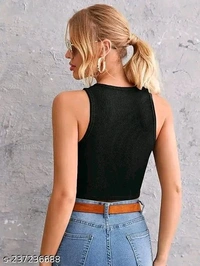 TUSI-TANK TOP COMBO BLACK-WHITE 01  - S