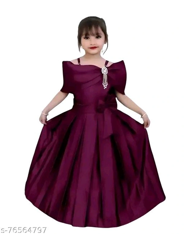 New Stylish Baby Girls Party Dress Frock & Dresses For Girls - 2
