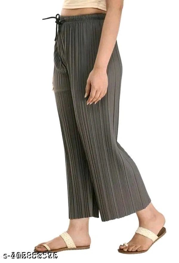 Women Wrinkle Crush Palazzo PLAZZO Pack of 2 - S