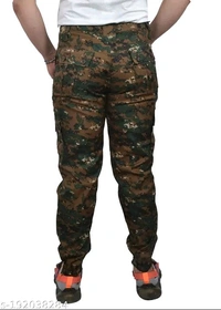 Camouflage Print Army Style Cargos Sports Gym Athletic for Men's