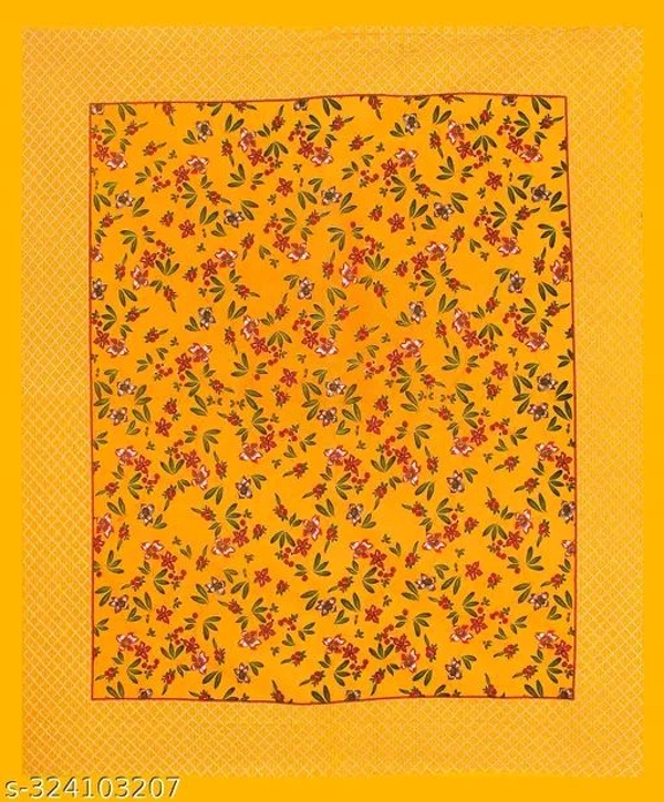 100 % cotton double bed bedsheet with 2 pillow cover