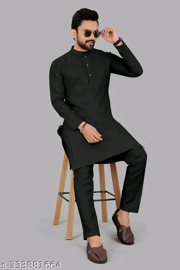 ARTISAN Blake men Kurta And Pyjama set For 100% Cotton Trendy Classy Essential Comfy Ethnic Fancy Deseigner straiht  - Xl
