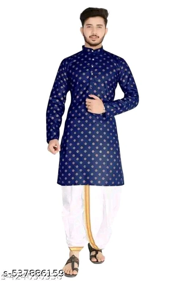 PRINTED KURTA FOR MEN - L