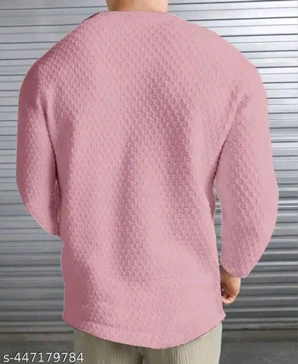 Force Solid Men Round Neck Pink T-Shirt - XXL