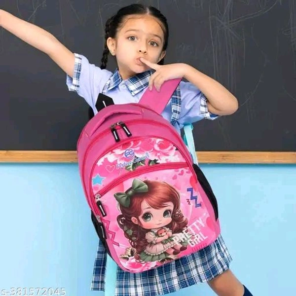new Stylish Junior School Bag for boy's and gril's || pink Unisex School Backpack|| Baby School Bag || Cartoon Backpack for Children# new # school bag # school bag