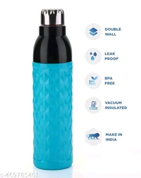 THE PLASTIC HAVEN Cool & Cool Plastic Water Bottle Cool King Water Storage Water Bottle Unbreakable Insulated Water Bottle Hot and Cold Beverage (Pink)