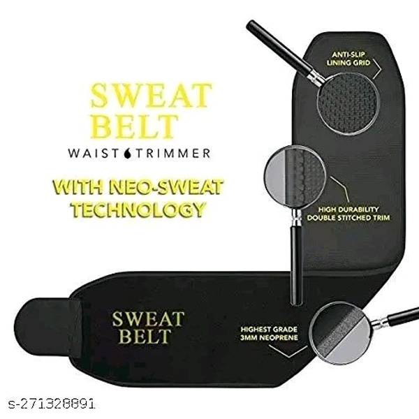 Weight lose belt fat lose belt pet kam karne ki belt patla hone ka belt sweat slim belt hot belt yoga belt ,exercise belt tummy trimmer belt for both men & women (Free size,Pack of 1 )