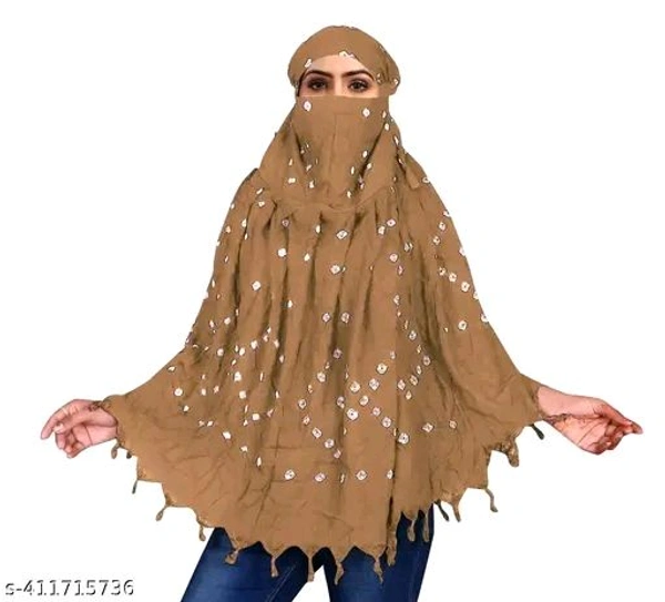 Women's And Girl's Bandhni Cotton Printed Scarves