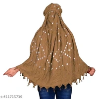 Women's And Girl's Bandhni Cotton Printed Scarves
