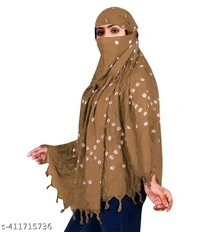 Women's And Girl's Bandhni Cotton Printed Scarves